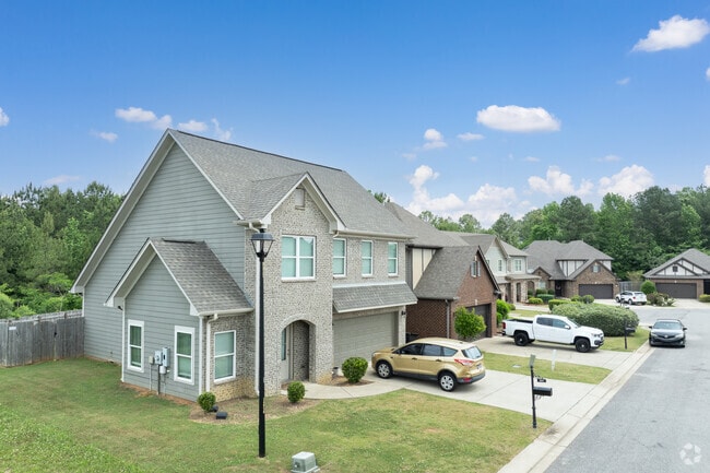 Large craftsman style homes are popular in McCalla.