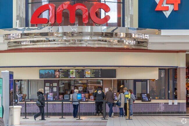 Friends meet up for a movie at the AMC in Neshaminy Valley.