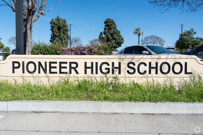 Pioneer high school hotsell