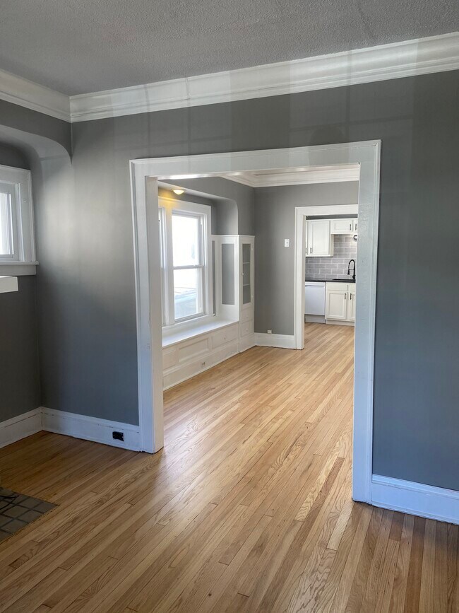Front room into dinning room.