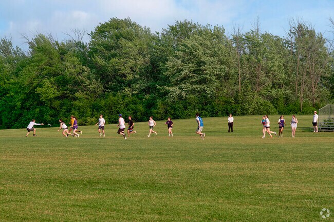 Gates Memorial Park features three baseball diamonds, two soccer/football fields, a playground, and a 10‑station fitness course, supporting a wide range of recreational opportunities.