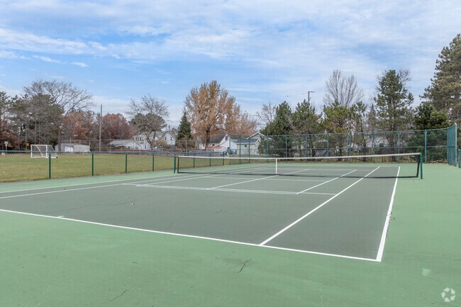 George Street Park features a tennis and pickleball court for residents of Rothschild.