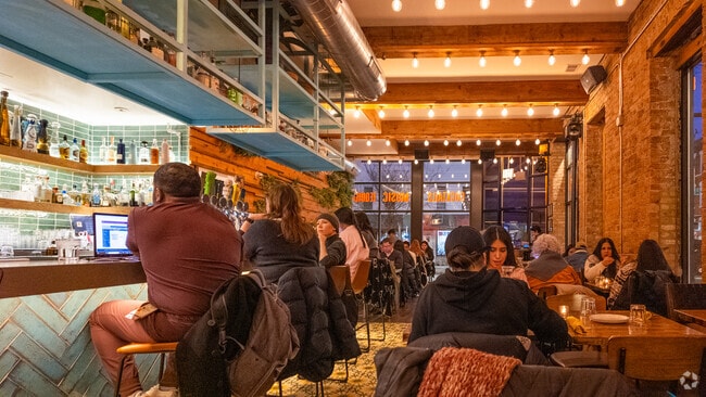 La Luna has a great bar to get drinks at in Pilsen.