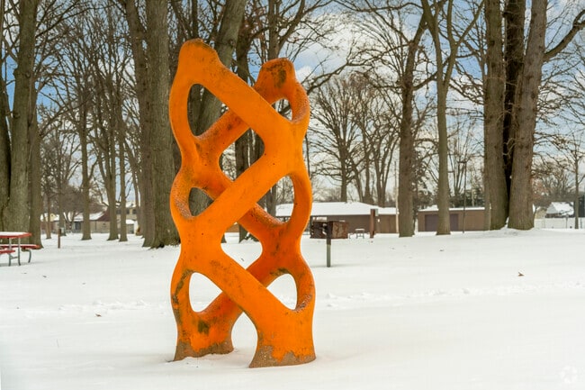 Lincoln Park is known for its scenic parks and sculptures.