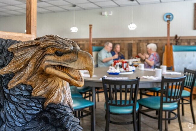 The Eagles Nest is a treasured eatery in Plymouth specializing in breakfast.