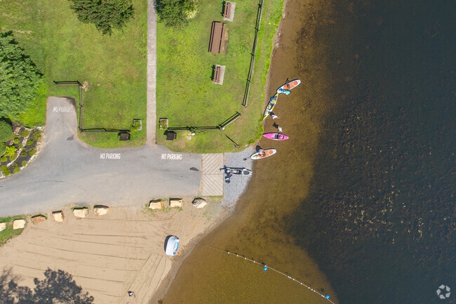 Lake Luzerne offers quiet Adirondack living with beaches and river access nearby.