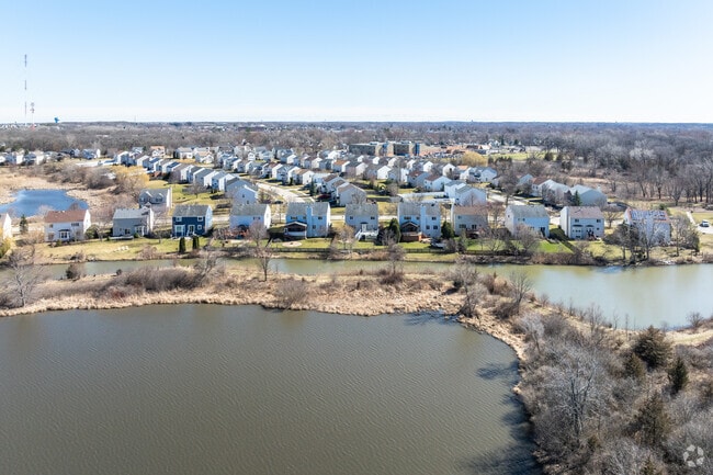 There are many homes in the Round Lake Heights neighborhood with waterfront property.