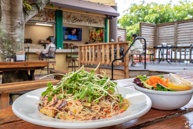 The Raw Pad Thai from the organic cafe at Food & Thought is a veggie lover's dream.