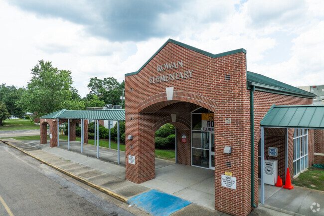 Students at Rowan Elementary School engage in various educational activities.