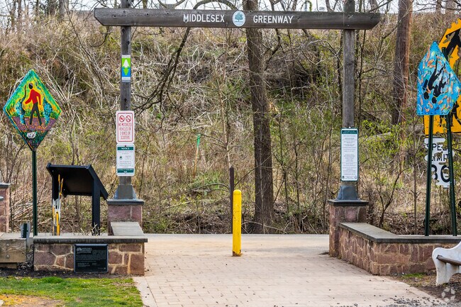 The Greenway running through Metuchen is 7.3 miles long.