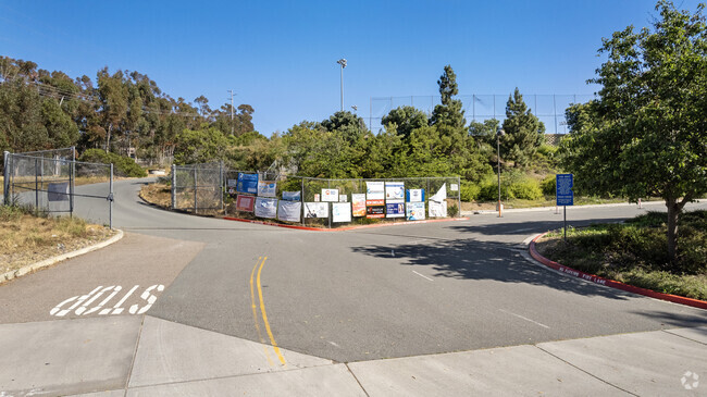 A street view of Thurgood Marshall Middle School located in Scripps Ranch.