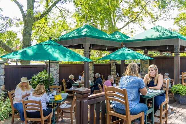 The Olympic Tavern near Signal Hill is a family owned restaurant with outdoor patio seating.