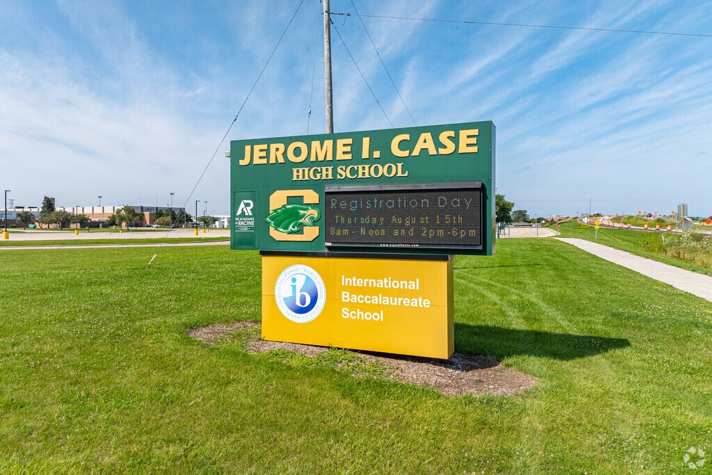 Case High School is a public school serving  about 1,884 students in Racine, WI.