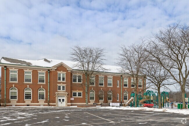 Onaway Elementary School's name adorns, a beacon for learning and growth.
