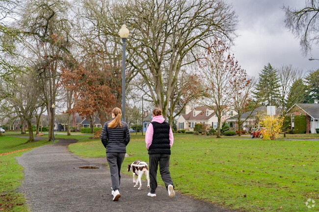Parkside homes in Olympic East border trails near Lake Sacajawea.