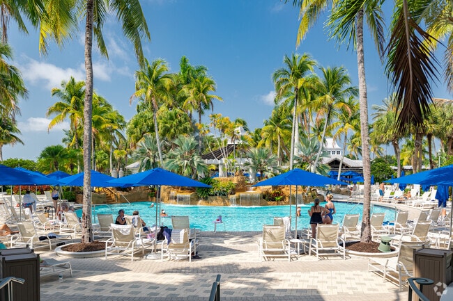 The club at Fiddler’s Creek offers a lagoon-style pool and full-service spa.