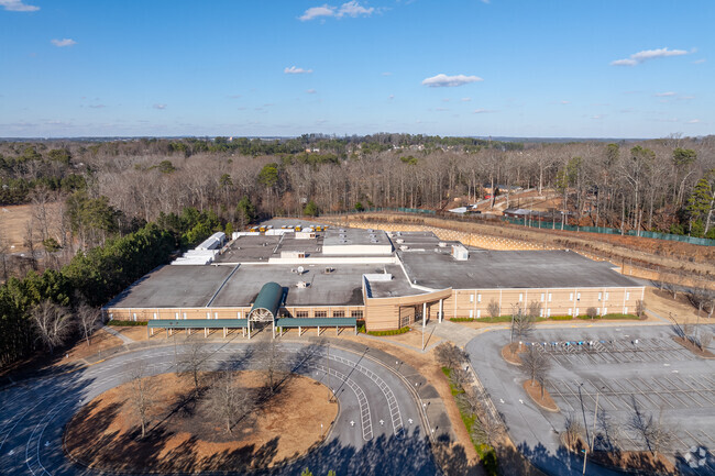 Berkmar Middle School is one of the newer school buildings in the area.