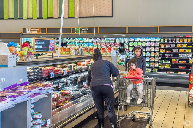 Hokendauqua residents shop for groceries at the local Giant.