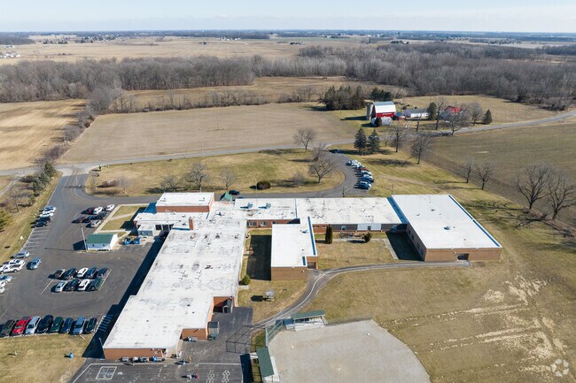 Ruth McGregor Elementary Side Aerial - 2