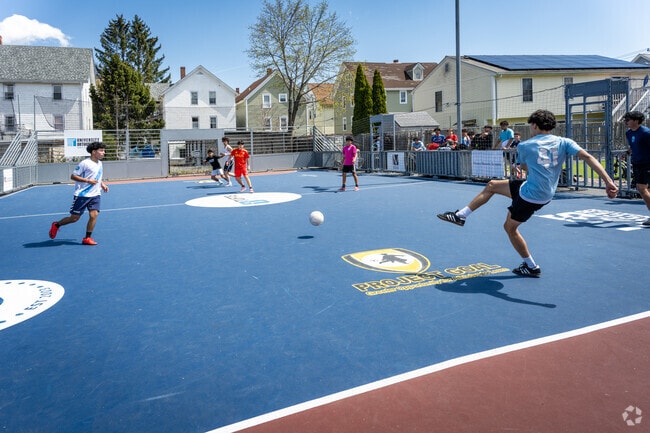 Kick off your dreams with futsal and mentorship at Project GOAL in Central Falls, RI.