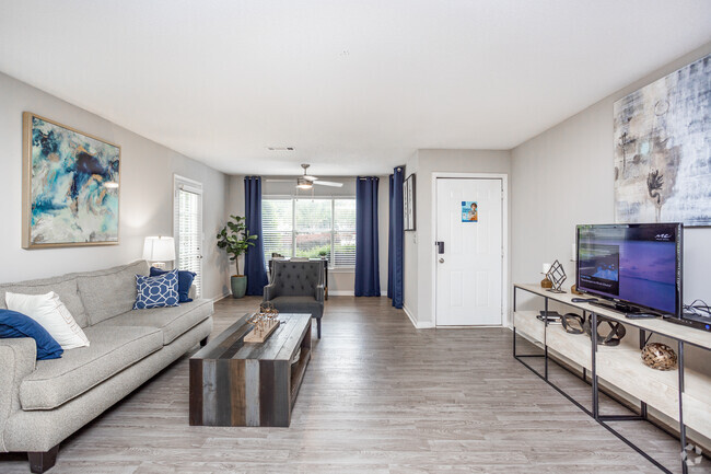 2BR, 2BA - 1,152SF - Living Room