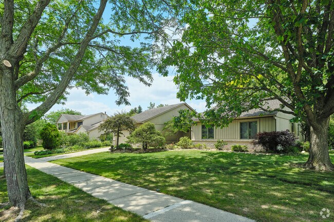 A walk down Burr Oak Drive takes you past the charming homes and spacious yards of Liberty Glen.