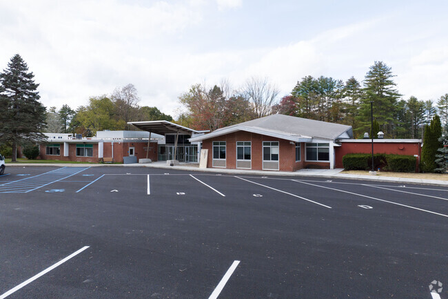 Main parking lot at Greenfield Elementary School.