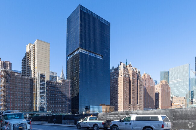 One UN Park is a luxury condo building across the street from the United Nations building.