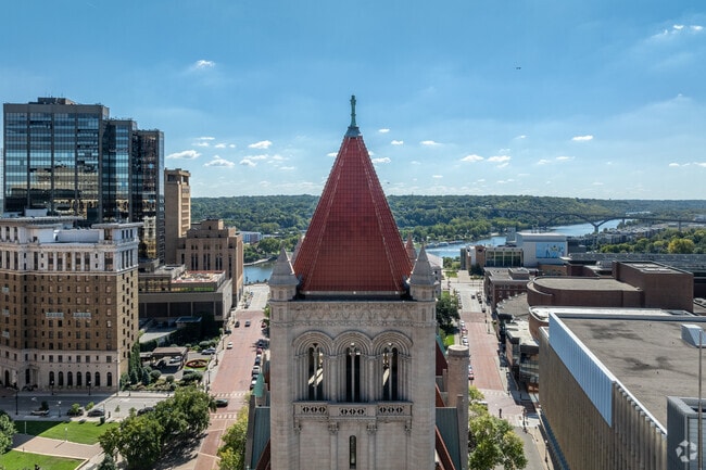 The Landmark center is an iconic piece of architecture overlooking Downtown St. Paul.