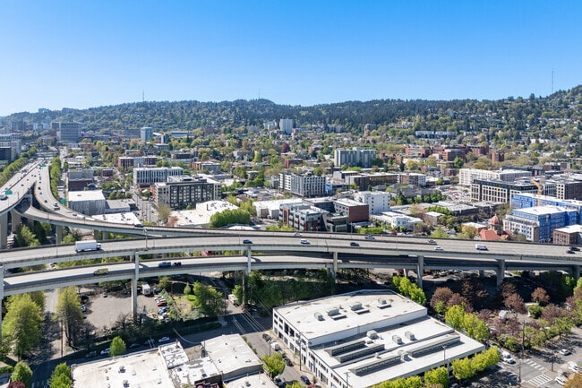 Uptown Portland sits just below the West Hills in Portland, OR.