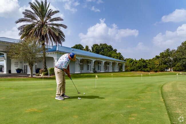 Practice your putting skills on the putting greens at Royal Oaks Golf Club.