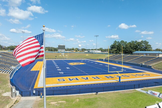 Dixie Heights residents cheer on the ASU Golden Rams.