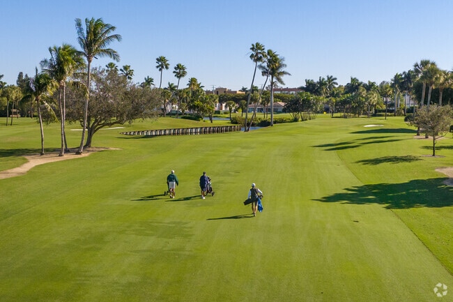 The Moorings  in Naples has it's very own members only golf and country club.