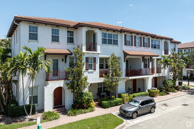 Montclair has luxury two and three-bedroom townhome residences in Miramar Town Center.