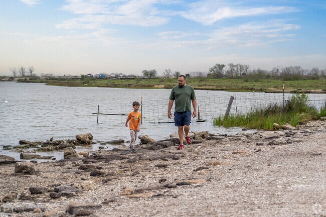 Liverpool’s Chocolate Bayou offers scenic water recreation.