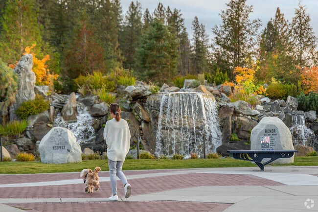 The K27 Memorial at McEuen Park honors Coeur d'Alene Police Department Sgt. Greg Moore.
