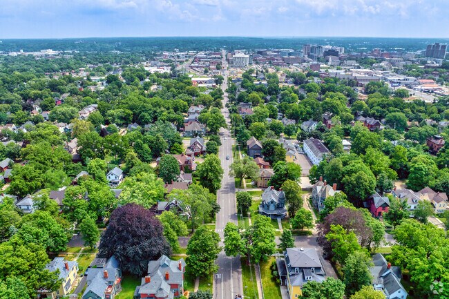 Stuart's proximity to downtown Kalamazoo adds to the neighborhood's appeal.