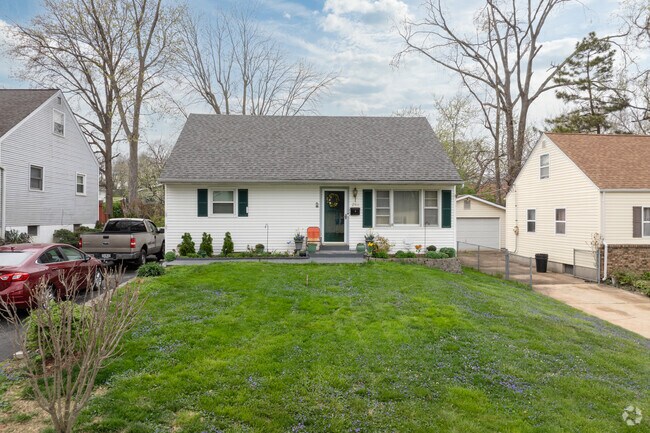 Minimal cape cod homes can be found in Overland.