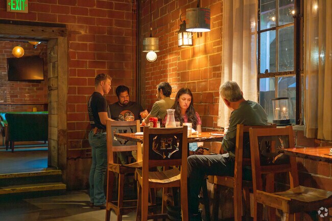 You will typically find Solamere residents at The Hound for dinner.