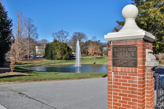 Wofford College has been drawing students to Spartanburg since 1854.