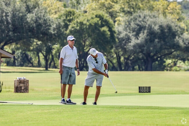 Richardson's Canyon Creek residents head to the country club for weekend golfing.