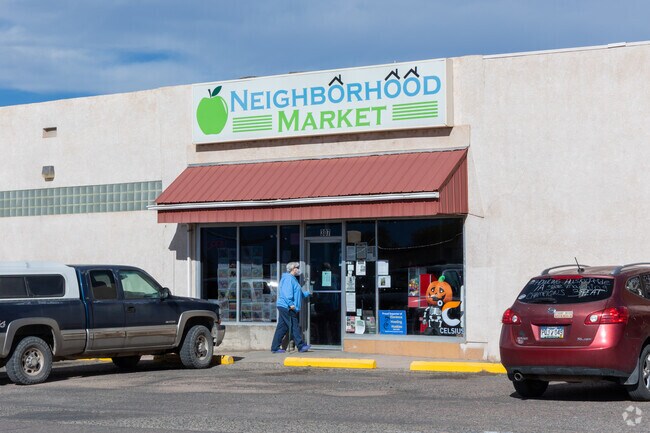 Neighborhood Market is the local grocery store in Penrose, providing residents with fresh meat and produce.