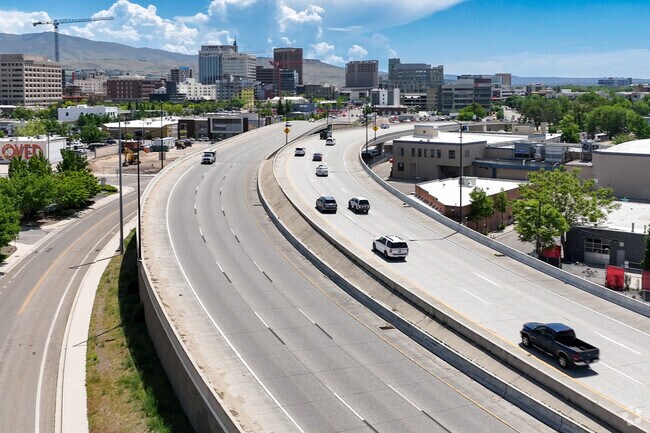 Catch the 184 connector for quick access around town.