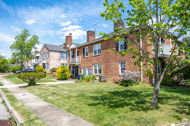 The homes in Loch Raven come in all shapes and sizes.