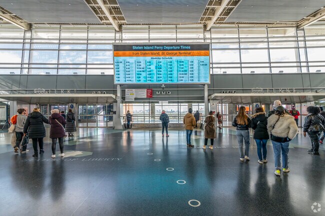 The free Staten Island Ferry is the quickest way to get to lower Manhattan from Randall Manor.