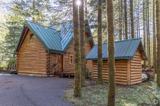 Cabin style homes can be found in Yale neighborhood.