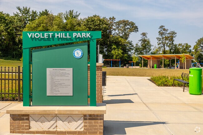 Enjoy a picnic at Violet Hill Park.