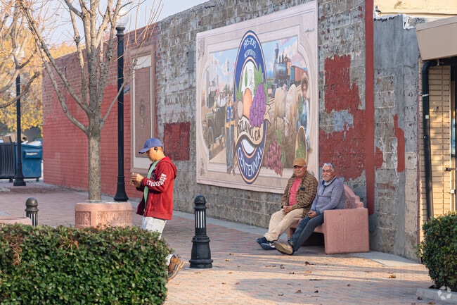 Residents young and old enjoy shopping Downtown Delano.