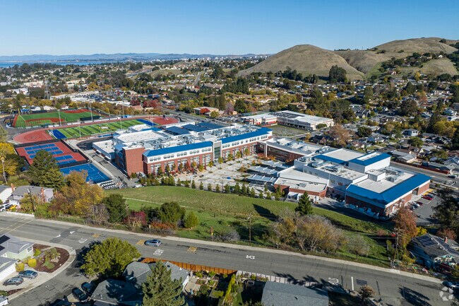 Pinole Valley High School is located nearby Old Town Pinole.