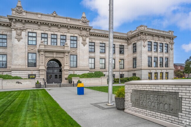 Everett High in Downtown Everett is where Glacier View youngsters go to before college.